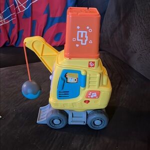 Fisher-Price Yellow Toy Crane
